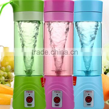 Portable Glass water bottle juicer cup Electric juicer cup mixer