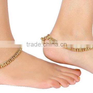 Indian Gold Plated South Indian Type Payal Anklet