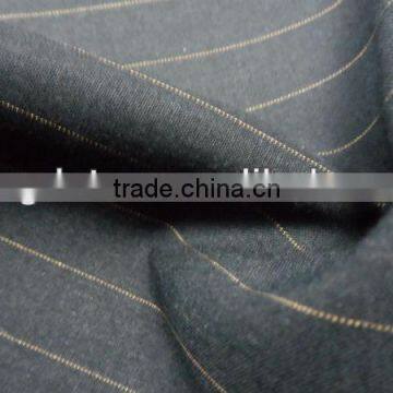 viscose and polyester stripe men TR suiting fabric
