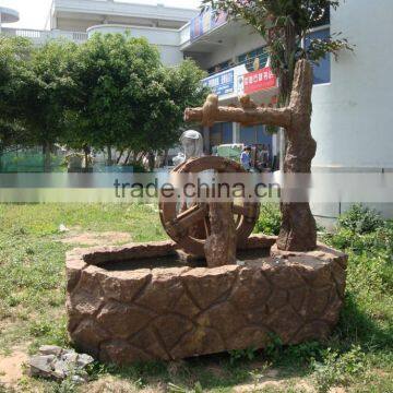 Outdoor Decorative Garden Hand Carved Natural Stone indoor Fountain