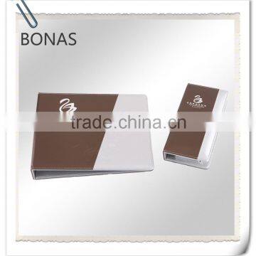 Leather new products for hotels, leather document binder