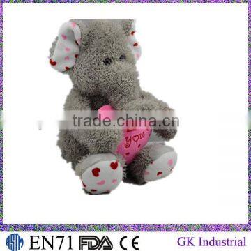 Valentine Plush toy Heart Elephant