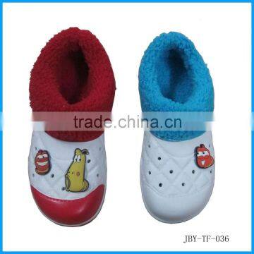 Adorable kids winter clog with warm lining