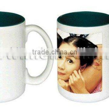 15oz Two-Tone Mug - Green