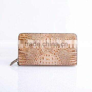 Promotional casual crocodile leather purse