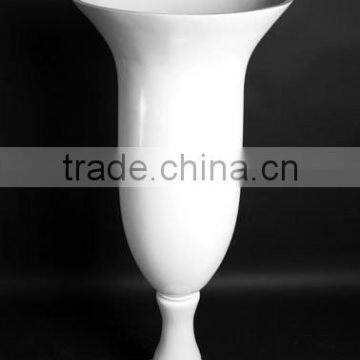 wine cup shaped decorative fiberglass planter flower pots sale