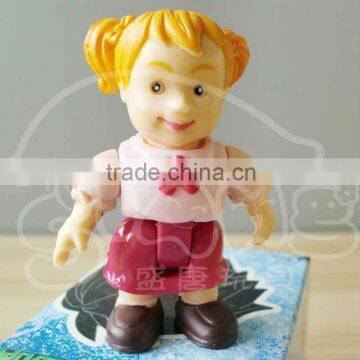 Plastic girl figure toys,