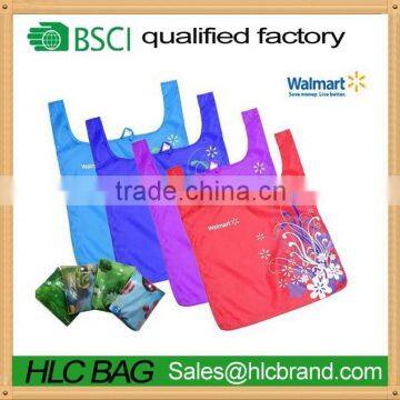 Hot sale cheap reusable shopping bag Walmart foldable totes