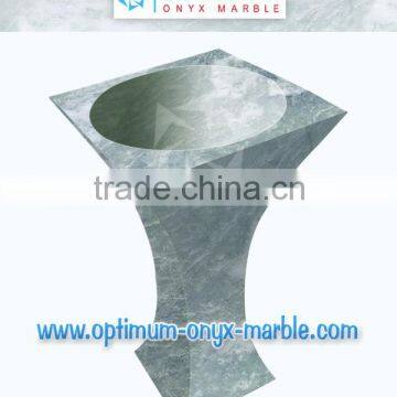 Marble Pedestals Sinks - Ziarat Gray