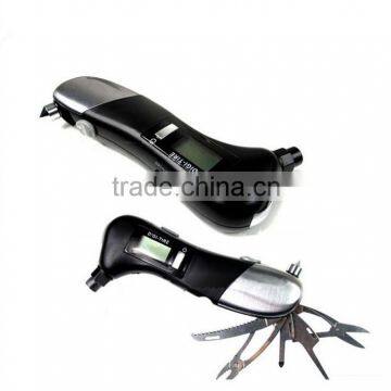 DIHAO Auto Multifunction Emergency LCD Tire Pressure Gauge & digital tire gauge & LCD Tyre Tire Gauge