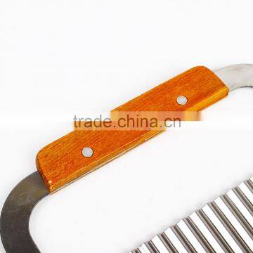 Update International New 7" Wide Commercial Crinkle, Garnish, Potato Vegetable Cutter Cutting Tool, Stainless Steel photo-6