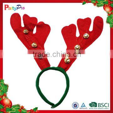 2015 Promotional Christmas Head Hoop with Big Bells