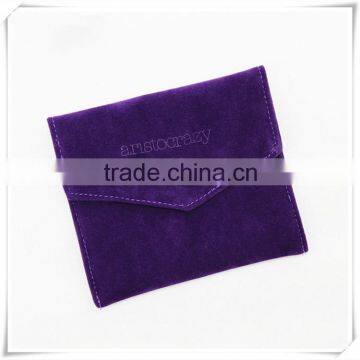 Luxury BLACK Envelope Jewellery Pouch With Logo Quality Choice photo-4