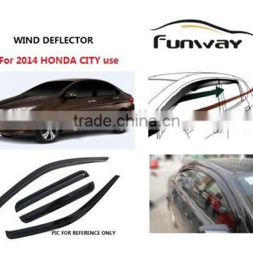 2014 HONDA CITY wind deflectors,door visor,window deflectors