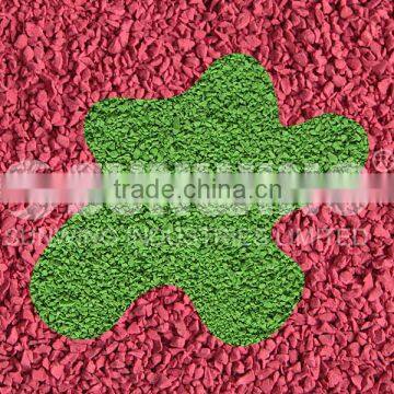 Tennis Court Rubber Roofing Recycled Polypropylene Granules Surface