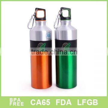 2015 new design 750ml aluminium water sport bottle