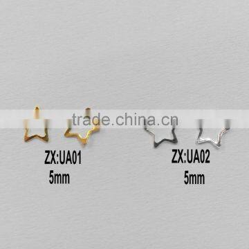 Hot Sell Mini Gold & Silver Nail Studs Arrow/heart/star/rhombus photo-2