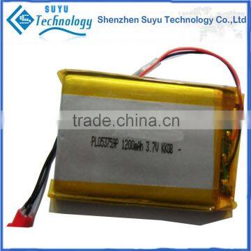 li-polymer battery 3.7v 1500mah rechargeable battery