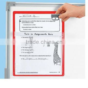 magnetic wall file pocket,0.5mm white gloss magnetic sheet