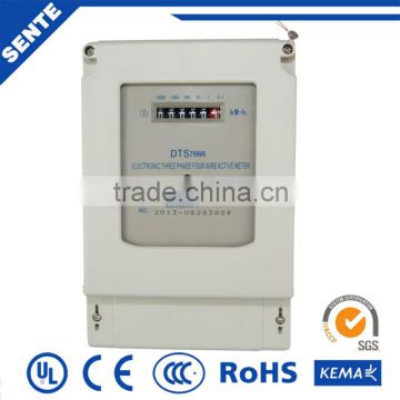 DTS7666 Type three phase four wire electronic active watt-hour types of energy monitor