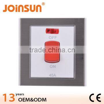 Warranty 10 years 45A wall lights with switch