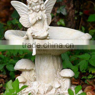 Resin/Cement Garden Bird Bath/Feeder