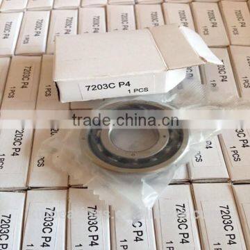 China high speed single row angular contact ball bearing 7203/high quality 7203 bearing