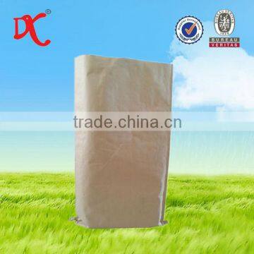 plastic linned kfraft paper bags for fertilzier chemicals