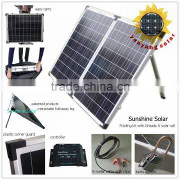 Folder Solar Panel Kit/DIY camping solar kit