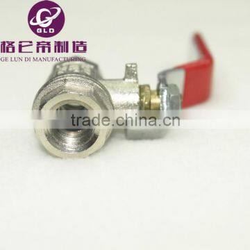 GLD New Unique 1/4" PEX Brass Ball Valve Full Port Crimp Shut-off Valves for PEX Tubing For Sale photo-4