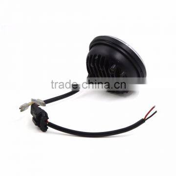 LED Harley Round 4.5inch Motorcycle LED Fog Lights LED Angel Eyes Fog Lights With Turn Signal Lights DRL LED Fog Light EMC photo-3