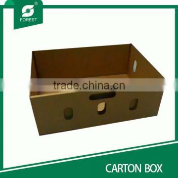 Fruit corrugated packing carton box for fruit banana carton box