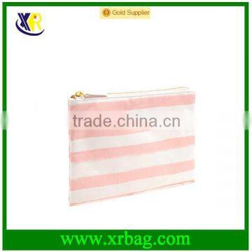Striped Cosmetic Pouch