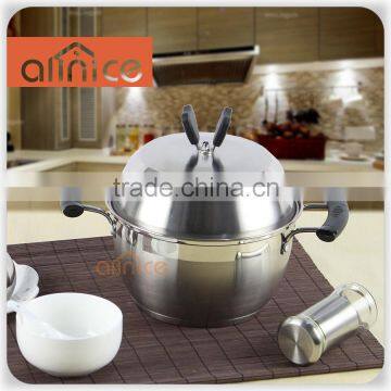 South Korea style high cover stainless steel soup pot