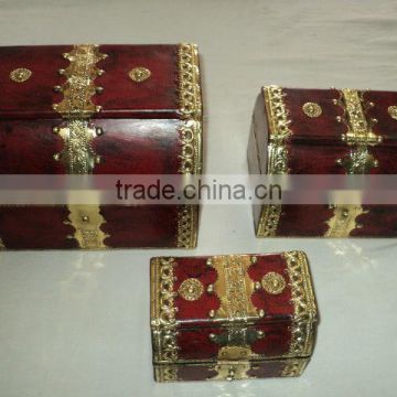 wooden jewellery boxes set