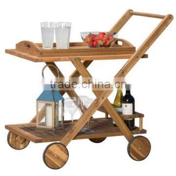 Tea Trolley, Tea Serving Trolley, Tea Serving Trolley, Outdoor Furniture, Wood Furniture, Garden Furniture photo-2