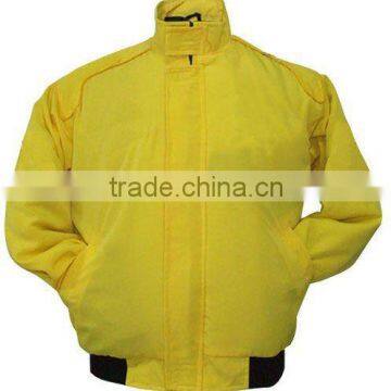 High quality popular men's softshell jacket yellow