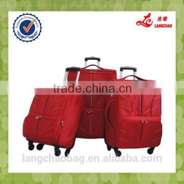 Durable 1680D High Quality Real Push Trolley Spinner Wheel Nylon Travel Bag