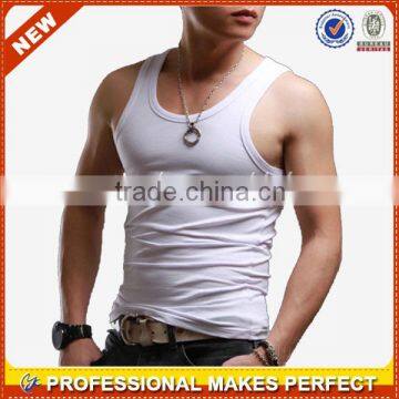 Wholesale custom 100 cotton blank tank top men