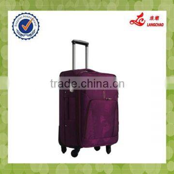 Purple Color Four Wheels Fashion Girls Travel Bag Vintage Trolley Luggage photo-3