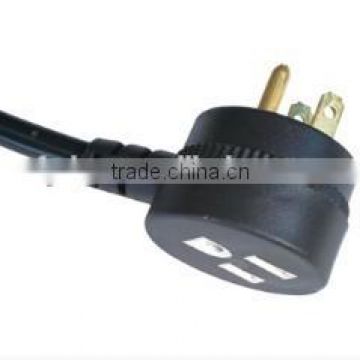 American UL Certificate 3 pin Power cord plug