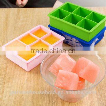 Summer Season Hot selling Square shaped Silicone ice Cube molds