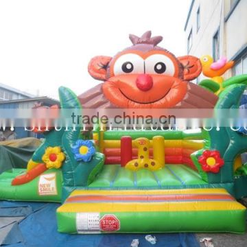 inflatable monkey bouncer /air jungle bouncers for kids