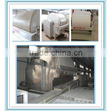 2015 factory suppling hight quality stainless steel Starch dehydrator machine/vacuum filter/vacuum dewater machine