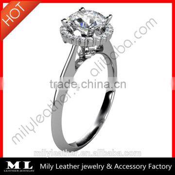 Fashion 925 srailing silver ring jewelry Diamond Ring wedding MLDR 003