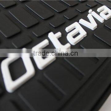 Origional Size Soft Floor Cover Mat With Brand Logo for Skoda Octavia 2007-2009 photo-4
