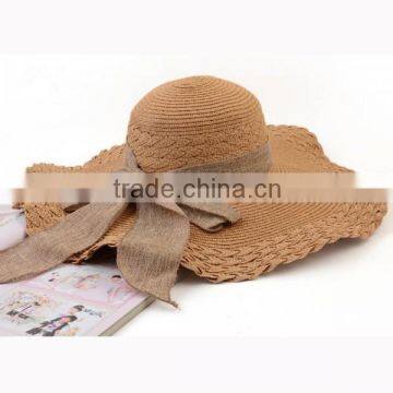 Ladies Elegant Purple Church Hats Made of Straw From Taizhou,China photo-2