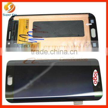 100% Original new LCD screen with digitizer touch panel, LCD assembly for Samsung galaxy S6 Edge G9250 G925V Gold