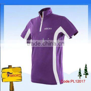 Ladies pique golf shirt 1/2 sleeve shirts----PL12017