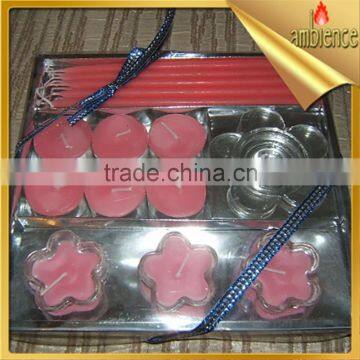 tealight candle scented flower shaped Gift Box Candle